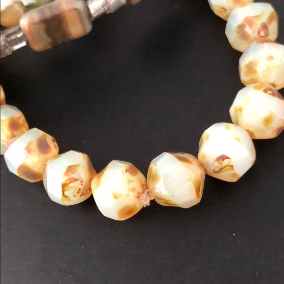 GENUINE POLISHED STONE BRACELETS W/CHARM - Picture 9 of 16